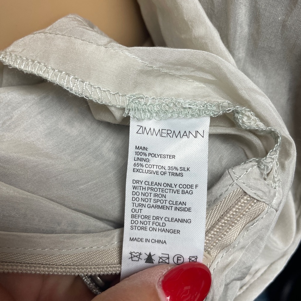 Corsage Twist Cutout Python Skin Pattern Mini Dre… - image 8